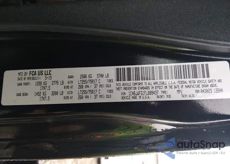 2015 Jeep Wrangler Unlimited Rubicon from USA, damaged, VIN 1C4BJWFG1FL689437